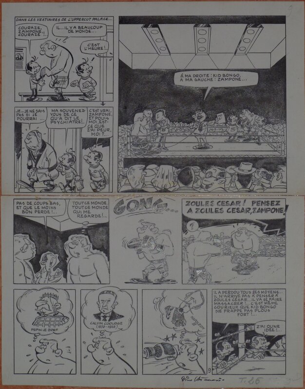 Dino Attanasio, Spaghetti - Le Grand Zampone - Planche 9 - Comic Strip