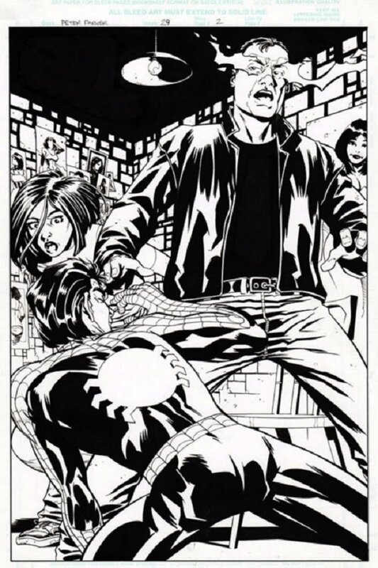 Charly Adlard - Spider-Man Page - Planche originale