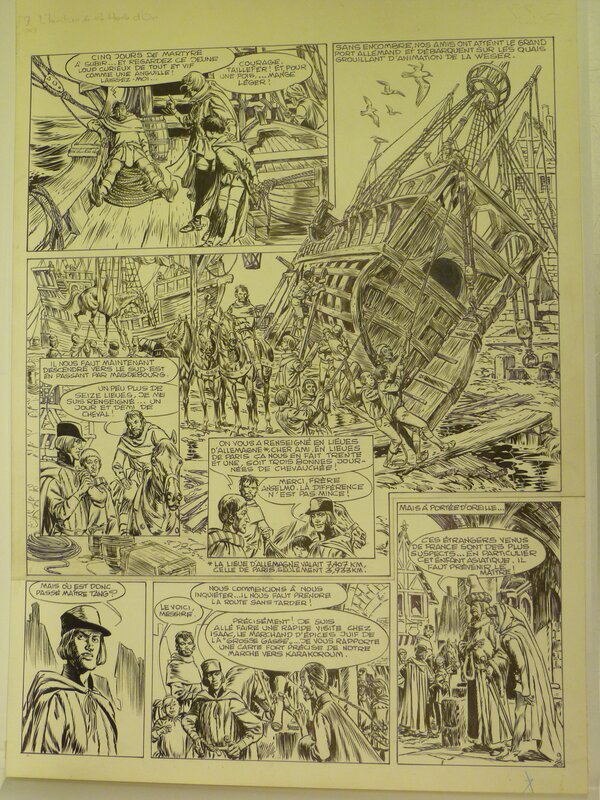 Fred & Liliane Funcken, Chevalier blanc - L'Héritier de la horde d'or - Planche 25 - Comic Strip