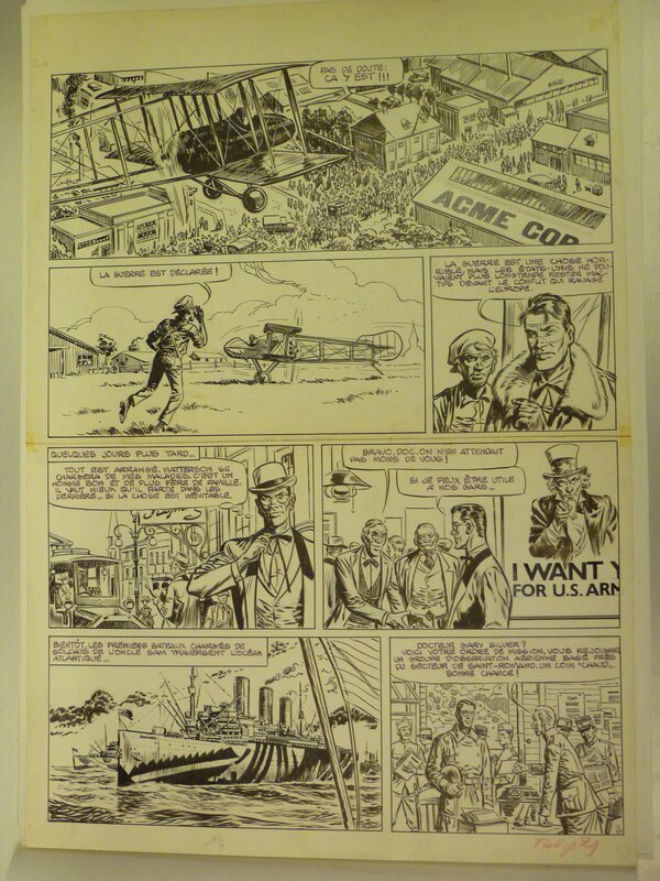 Fred & Liliane Funcken, Doc Silver - Le chasseur noir - Planche 2 - Comic Strip