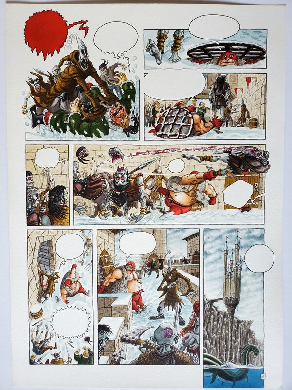 Olivier Milhiet, SPOOGUE  couleur directe - Comic Strip