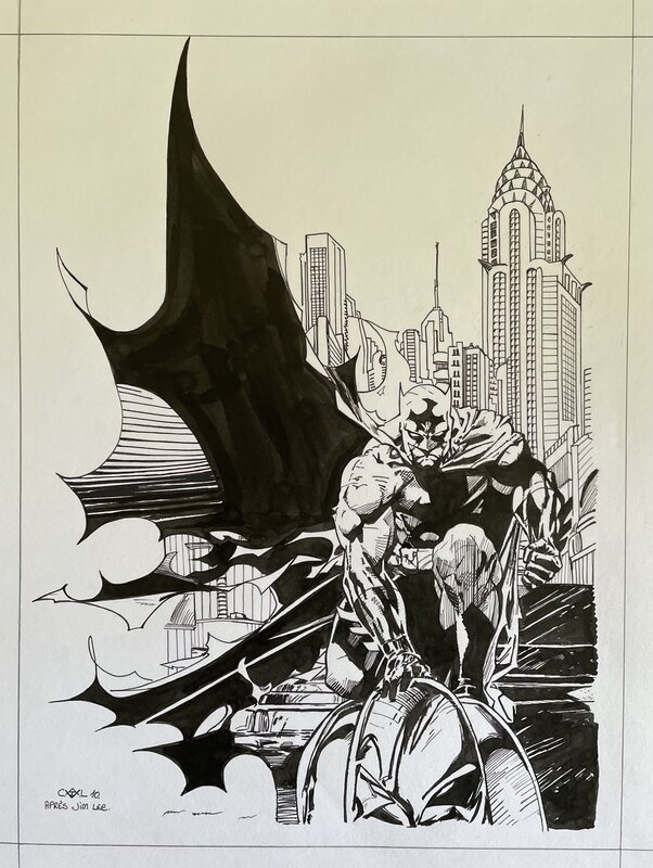 Batman Dark Knight par Chris Doom - Planche originale