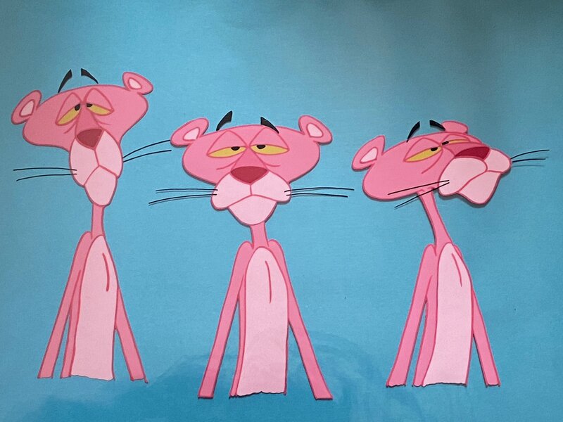 Hanna Barbera, MGM, Celluloïd original, La Panthère Rose / The Pink Panther . - Œuvre originale