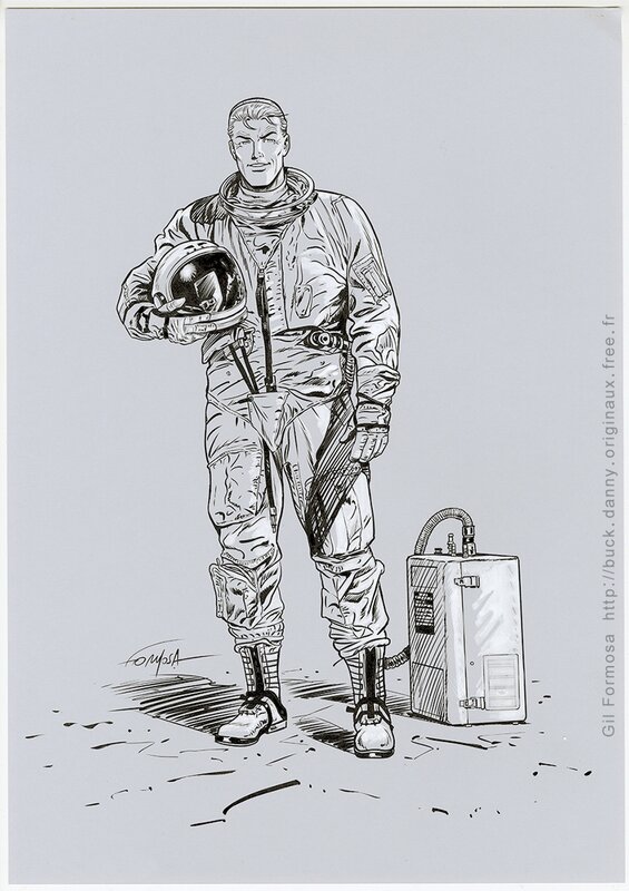 BUCK DANNY SR-71 par Gil Formosa - Couverture originale