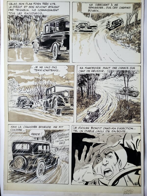 Gérald Forton, BORSALINO  T3 TOM DRAKE-LE TRESOR DE L'INDIEN - Comic Strip