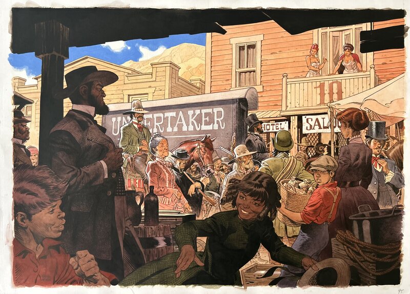 Undertaker par Ralph Meyer - Illustration originale
