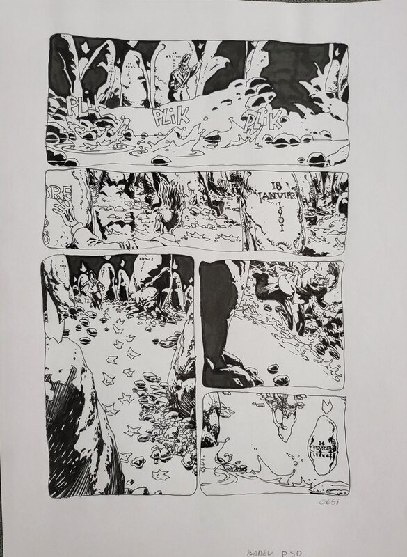 For sale - Gess - planche originale - Les contes de la pieuvre- T.1 - Comic Strip