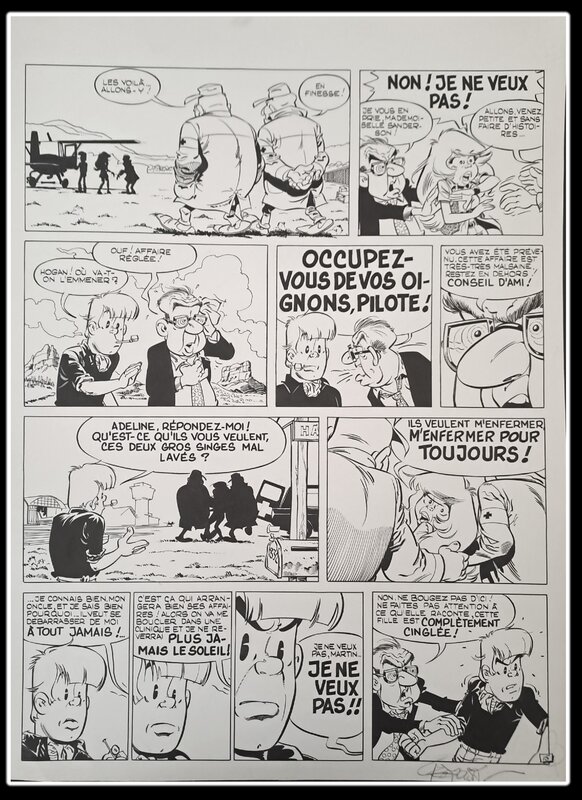 Christian Godard, Adeline du bout de la nuit. Martin Milan - Comic Strip