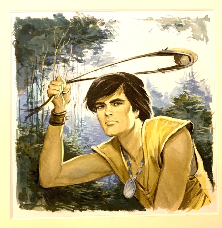 Sidobre - Thierry la fronde - Original Illustration