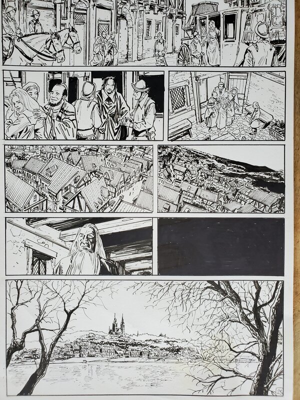 Luca Raimondo, LE KABBALISTE DE PRAGUE T2 - Planche originale