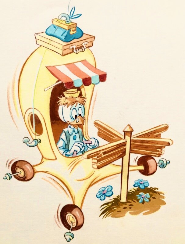 Géo Trouvetou par Claude Marin, Walt Disney - Planche originale