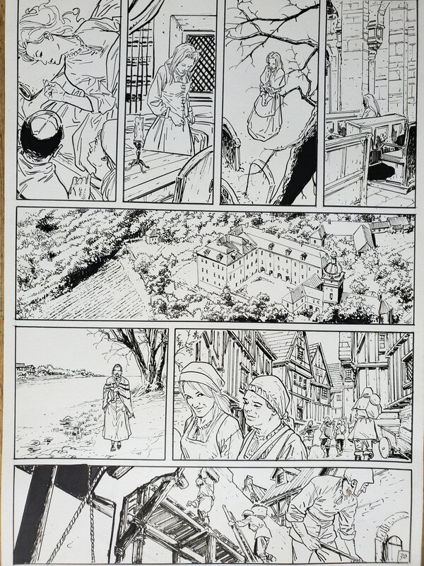 Luca Raimondo, LE KABBALISTE DE PRAGUE T2 - Planche originale