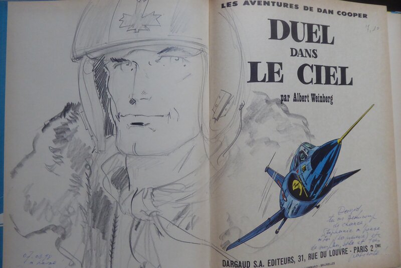 Duel dans le ciel by Albert Weinberg - Sketch
