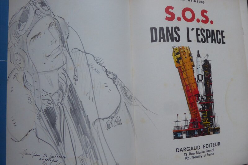 Sos dans l espace by Albert Weinberg - Sketch