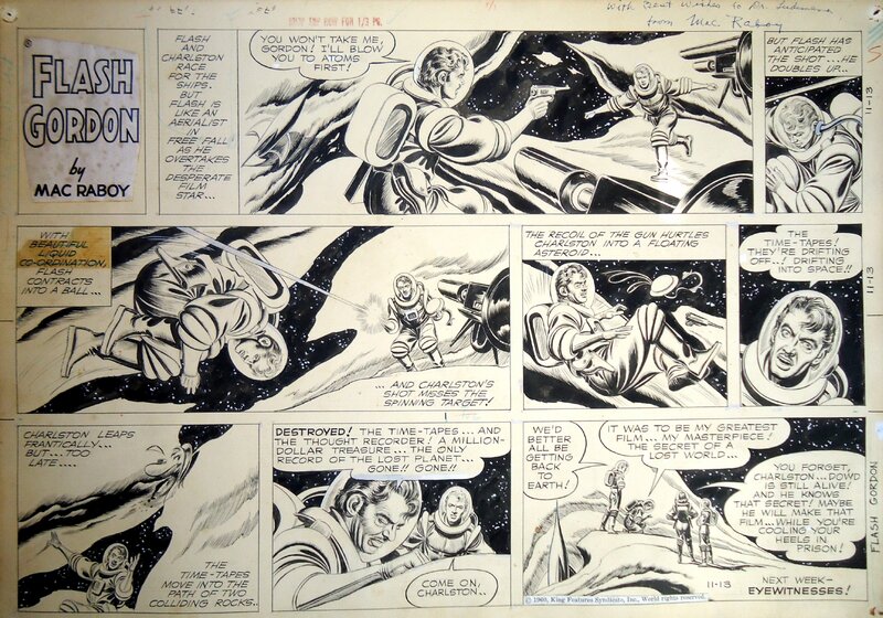 Mac Raboy, Flash Gordon 11/13/1960 - Comic Strip