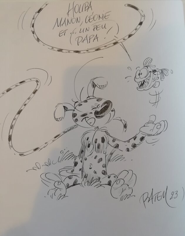 Le marsupilami by Batem - Sketch