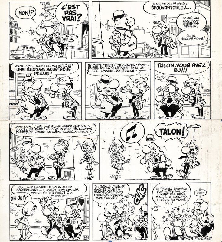 Achille Talon par Greg - Planche originale