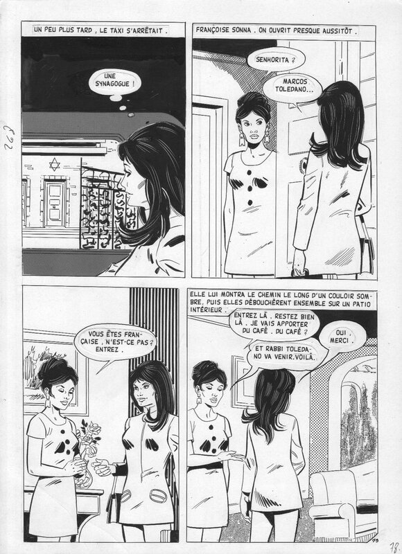 Renaud, Albert Sainte-Aube, La Louve (Je Vole pour vous - planche 78) - Comic Strip