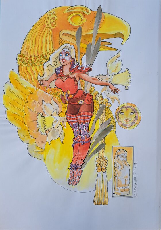 Marlysa by Jean-Pierre Danard - Original Illustration