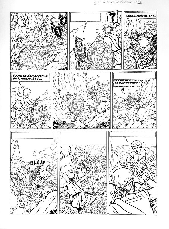 For sale - Planche 42 by Marc Jailloux - Comic Strip