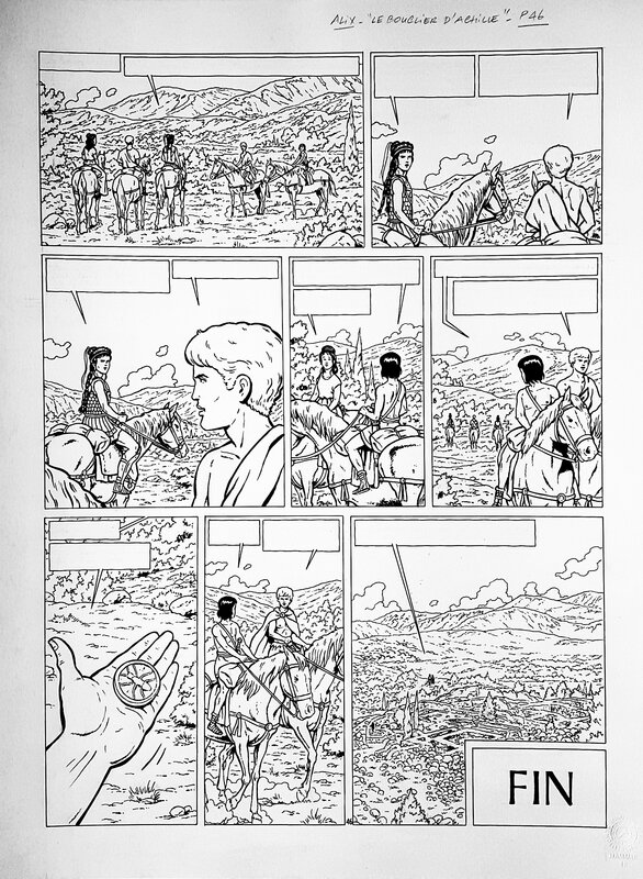 For sale - Planche 46 by Marc Jailloux - Comic Strip