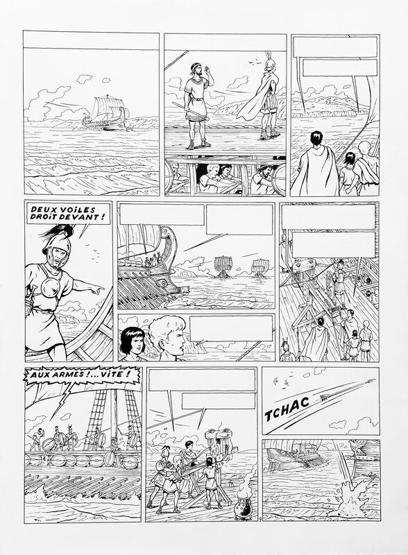 For sale - Planche 9 by Marc Jailloux - Comic Strip
