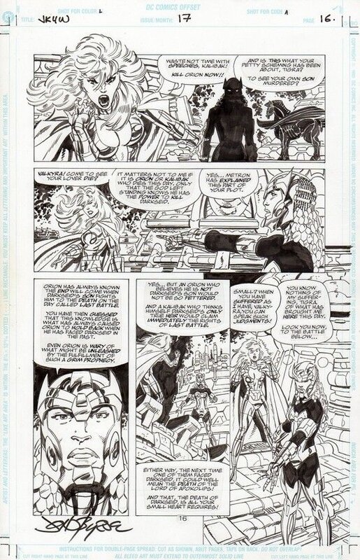 Fourth World 17p16 par John Byrne - Planche originale