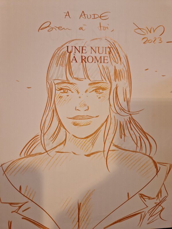 Dédicace de Jim dans une nuit à Rome tome 2 - Dédicace