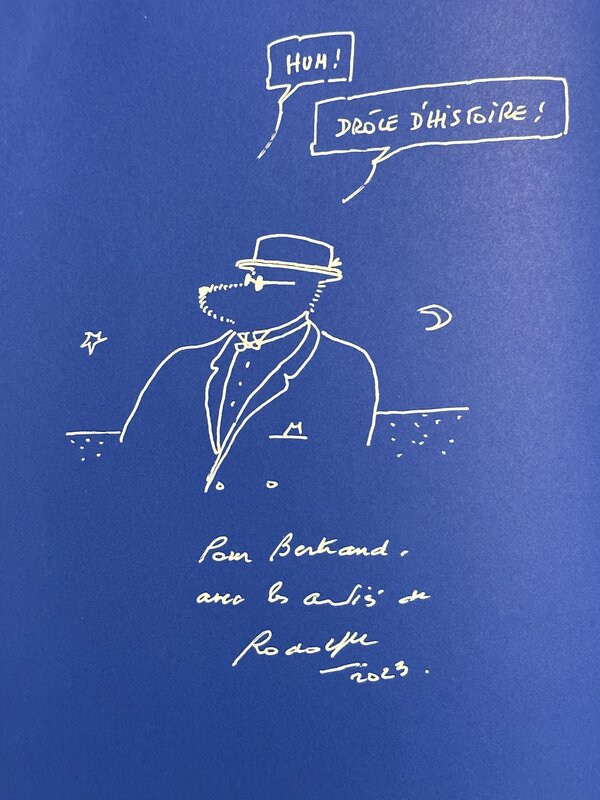 Dedicace de Rodolphe dans Terre tome 3 - Sketch