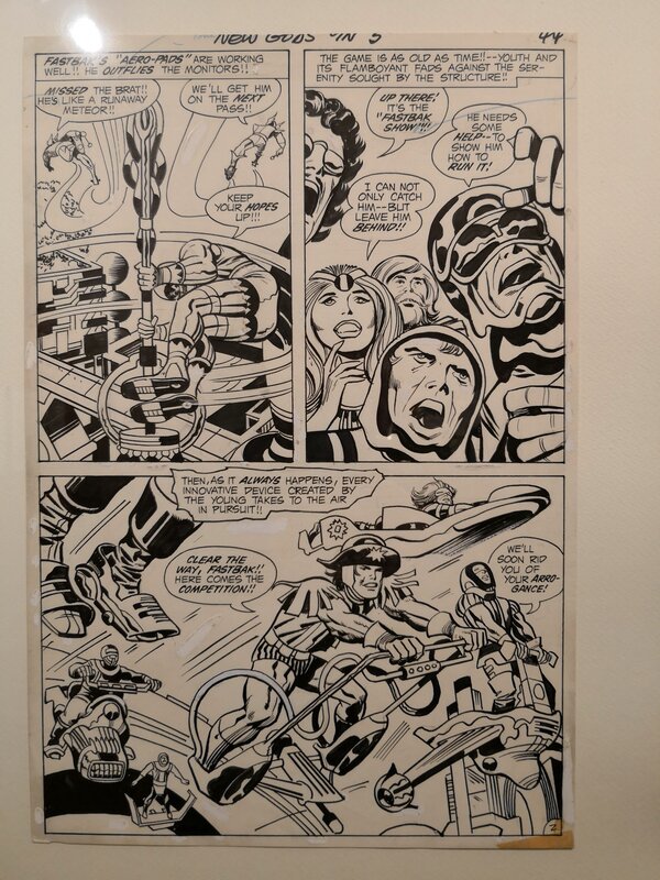 Jack Kirby, Vince Colletta, New Gods 5 -Supertown p2 - Comic Strip