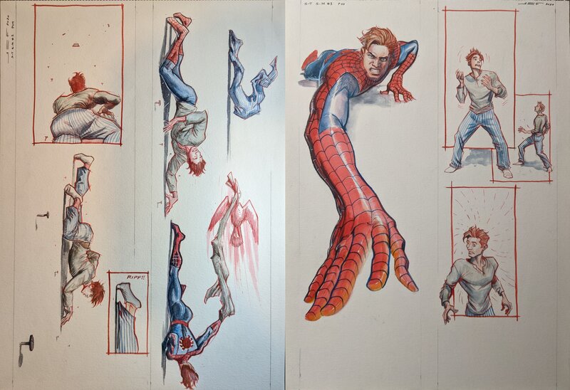 En vente - Juan E. Ferreyra, Ahmed Saladin, Spine-Tingling Spider-Man Vol 1 #0, page 4 - Planche originale