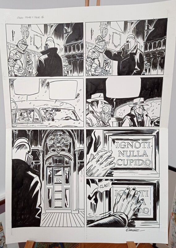 Choc tome 1 page 12 par Éric Maltaite - Planche originale