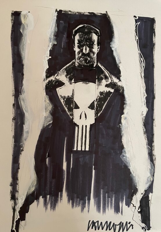 Punisher by Laurence Campbell - Sketch
