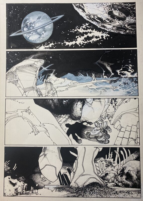 Simone Bianchi, Thanos Rising 1 Page 1 - Comic Strip
