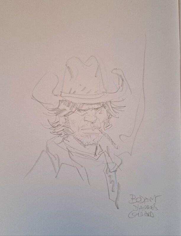 Denis Bodart, Jean Giraud, Lieutenant Blueberry - Sketch