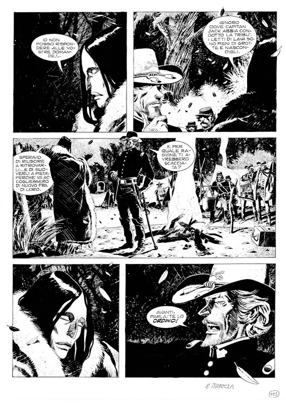 Tex : Capitan Jack par Enrique Breccia, Tito Faraci - Planche originale