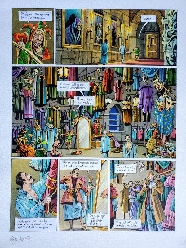 Florence Magnin, L'AUTRE MONDE T3 LE MAL DE LUNE   couleur directe - Comic Strip