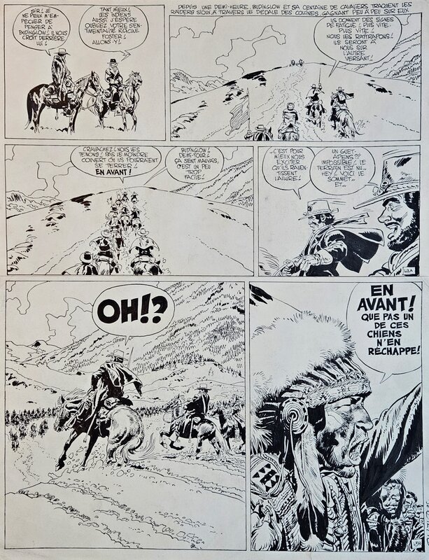 Jean Giraud, Jean-Michel Charlier, 1968 - Blueberry : Général Tête Jaune - Comic Strip