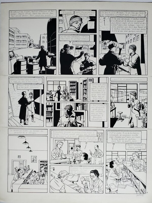 André Juillard, LES AVENTURES DE BLAKE ET MORTIMER T14 LA MACHINATION DE VORONOV - Comic Strip