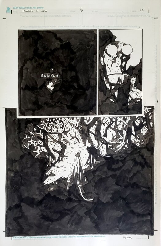 Mike Mignola, Hellboy in Hell #8 pg 23 - Comic Strip