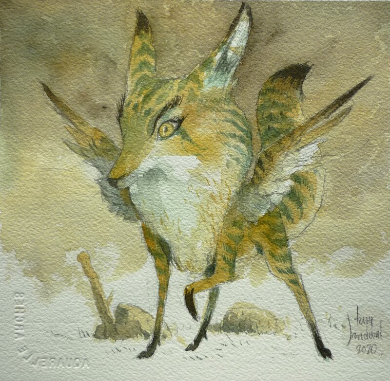 Tony Sandoval, Fox - Publié dans l'Artbook Nature 2023 - Comic Strip