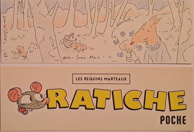 Louise Collet, Dédicace dans Ratiche numéro 1 - Sketch