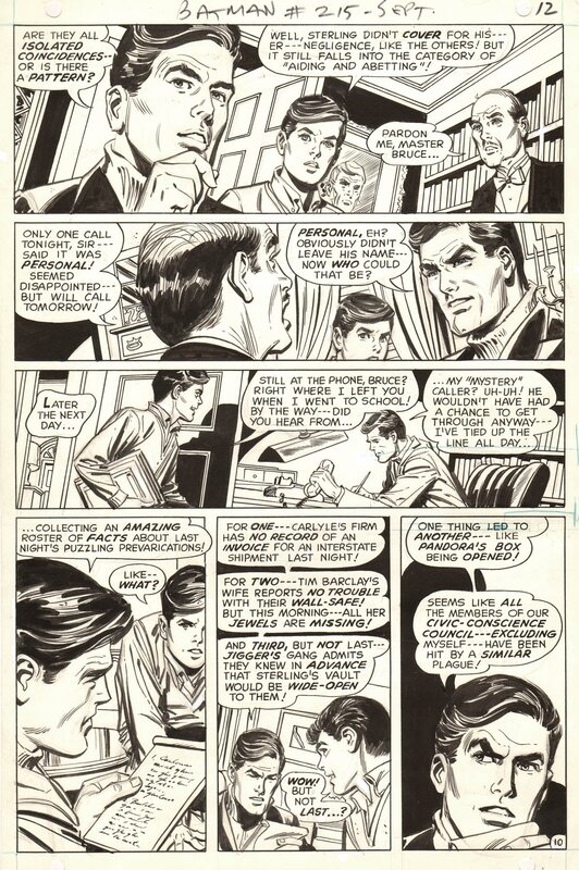 Batman 215 Page 10 by Irv Novick, Dick Giordano - Comic Strip