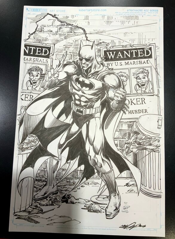 Batman Crime Alley by Neal Adams - Original Illustration