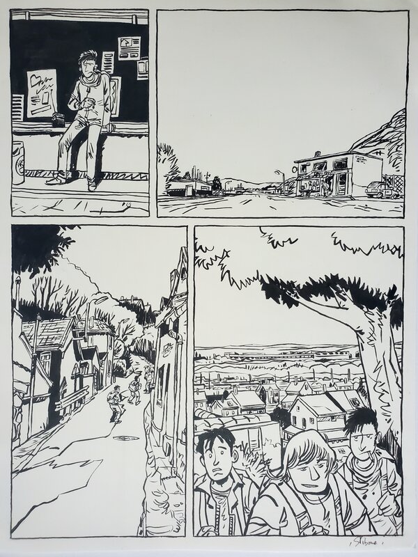 LA CABANE par Stibane - Planche originale