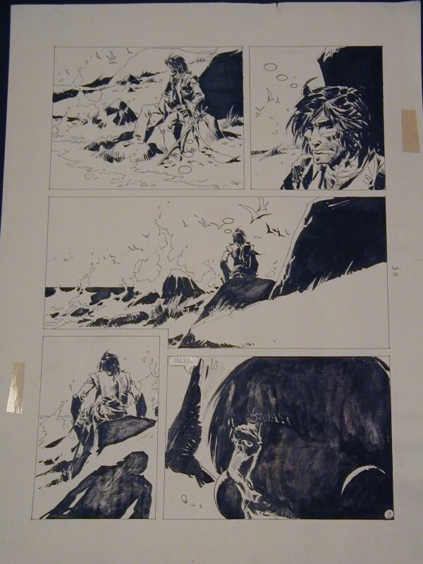 Breccia/Trillo - Alvar Mayor - Cap. 28 LA HISTORIA QUE TIHUO CONTÓ Pag. 2 - 1979 - Planche originale