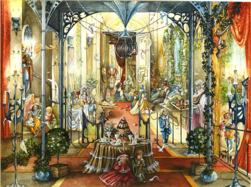 En vente - Florence Magnin - Illustration à l'aquarelle - Illustration originale