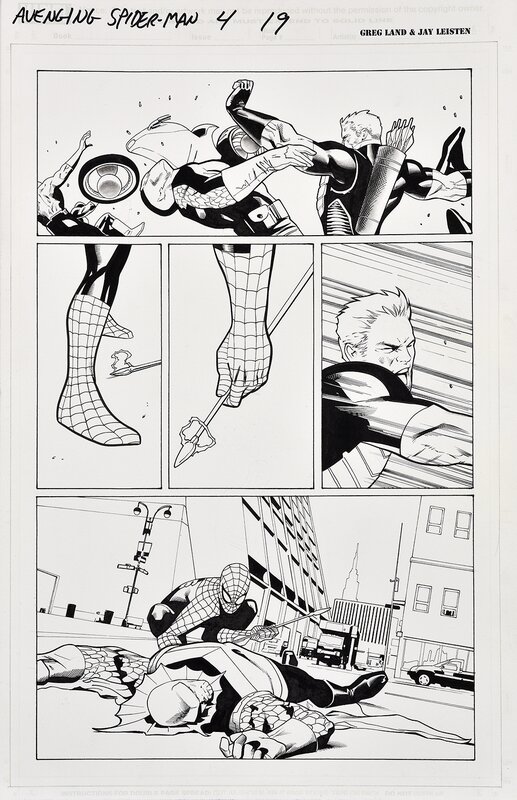 Greg Land, Avenging Spider-man #4 p.19 - FS - Comic Strip