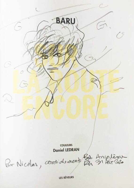 Sur La Route Encore by Baru - Sketch