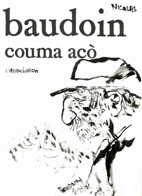 Couma Aco by Edmond Baudoin - Sketch